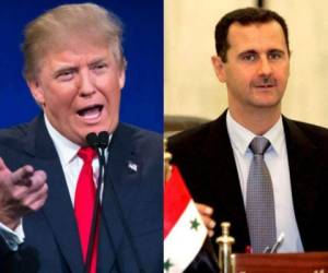 Donald Trump y Bashar al Asad (Foto: Agencias/AP/AFP)