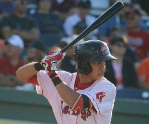 Dubón en un partido de los Portland Sea Dogs este año. Foto: mcclellandmiscellanea.com