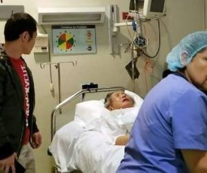 El expresidente peruano Alberto Fujimori durante una hospitalización en la Clínica Centenario de Lima, el 3 de octubre de 2018. Foto de referencia| AFP