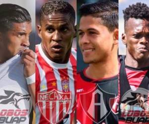 Lobos BUAP, Necaxa y Atlas tendrán la participación de legionarios catrachos en la Liga MX. Foto: EL HERALDO