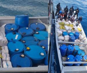 Los colombianos fueron capturados el 30 de septiembre de 2024 en una embarcación tipo go fast.