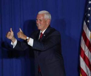 Mike Pence, vicepresidente de los Estados Unidos. Foto: Agencia AFP.