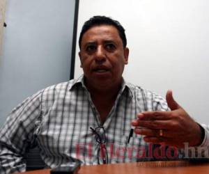 Héctor Escoto, presidente del Sindicato de Trabajadores del Instituto Hondureño de Seguridad Social (Sitraihss), afirmó que están preocupados. Foto: El Heraldo