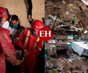 Las lluvias provocadas por la tormenta tropical Amanda ha provocado muertes, viviendas destruidas o inundadas y cortes de electricidad en El Salvador. Fotos: AFP/AP