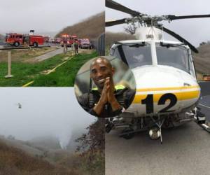 Kobe Bryant murió este domingo en un accidente aéreo. El helicóptero se desplomó en las colinas cercanas de Calabasas, en el sur de California. Estas son las primeras imágenes difundidas por las autoridades. Fotos cortesía Twitter @LACoFDPIO