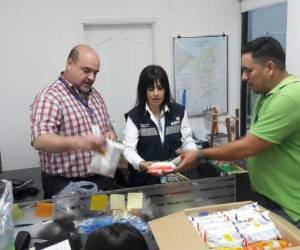 La ayuda fue recibida por el ingeniero Rony Rodríguez, Sub Comisionado Nor Occidental de Copeco.