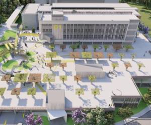 El edificio contará con cinco niveles, tres de los cuales tendrán 18 aulas, los dos niveles restantes serán de estacionamientos.