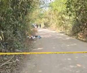 El hombre fue interceptado y asesinado con un arma blanca en una solitaria calle de San Manuel, Cortés.