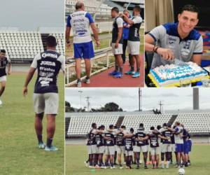 Desde su llegada a Trinidad y Tobago, la Selección de Honduras entrenó en el estadio Larry Gómes. Aquí las postales. Fotos: Fenafuth en Twitter.