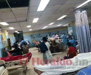 La emergencia de cirugía del HE está saturada de pacientes y el personal no se da abasto.