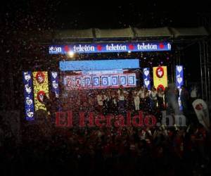 La meta fue sobrepasada gracias al corazón bondadoso de los hondureños. Foto Johny Magallane| EL HERALDO