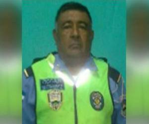 El sábado perdió la vida un ciudadano y policía Oscar Armando Gutiérrez. Foto Policía Nacional de Honduras.
