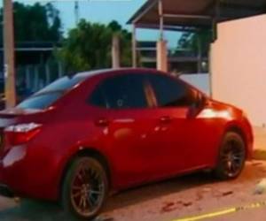 Este fue el vehículo que encontraron abandonado. Foto: EL HERALDO