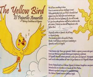 'The yellow bird' o 'El pajarillo amarillo', cuento de la hondureña Yolany Castellanos.
