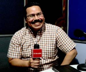Ludwing Duarte, es fiel compañero de Francisco Rivas en el programa radial Emisión Deportes. Foto: José Trejo