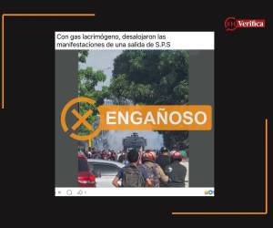 No es un desalojo de manifestantes en San Pedro Sula: esta imagen fue tomada en El Progreso, Yoro
