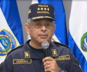 Subdirector de la Policía Nacional, el comisionado general Orlin Javier Cerrato Cruz.