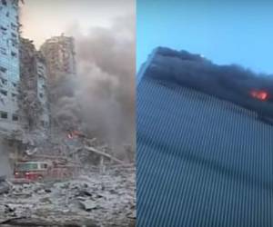 Capturas del impactante vídeo en alta definición de las secuelas del ataque a las Torres Gemelas.