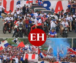Los aficionados más leales del León dijeron 'presente' y comenzaron a llegar desde el mediodía de este domingo al coloso capitalino para apoyar a su equipo en la vuelta de semifinales ante los Lobos UPNFM. (Fotos: Ronal Aceituno / EL HERALDO)