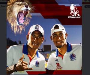 Olimpia publicó en sus redes sociales a Carlo Costly y Jerry Bengtson, delanteros que más podrían hacer daño a Motagua.
