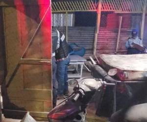 El cadáver del hombre quedó dentro del billar.