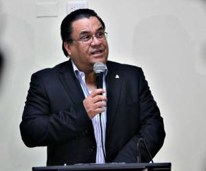 El ministro de Seguridad Arturo Corrales, en conferencia de prensa. (Foto: Johny Magallanes)