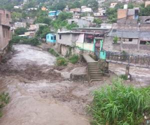 El Distrito Central es una de las regiones más afectadas por las lluvias.