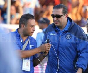 Pedro Atala, presidente de los azules del Motagua. Foto: Juan Salgado / Grupo Opsa.