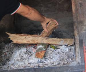 Las polleras y tortilleras también son parte del consumo diario de leña.