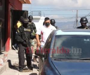 El individuo fue llevado a las instalaciones de la FNAMP a la espera de poder iniciar un proceso judicial en su contra. Foto: Estalin Irías | EL HERALDO