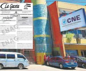 El diario oficial La Gaceta en su número 35,683 recoge la ley que autoriza al Consejo Nacional Electoral contratar la empresa de forma directa para la tecnología. Foto: Archivo