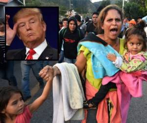 En varias ocasiones Donald Trump ha llamado criminales a los migrantes que intentan solicitar asilo en Estados Unidos. Foto: EL HERALDO