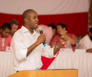 Jerry Francisco Sabio Amaya, aspirante a la alcaldía de La Ceiba por el movimiento 'Nuevo Liberalismo'.