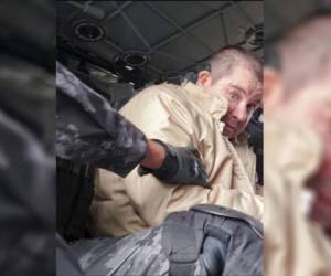 El narcotraficante mexicano 'Chapo' Guzmán llega a Nueva York tras ser extraditado (Foto: Internet)