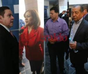 Los imputados son el expresidente de la CSJ, Jorge Rivera Avilés, Teodoro Bonilla, Julio Barahona, José Francisco Quiroz, Liliam Maldonado y Celino Aguilera.