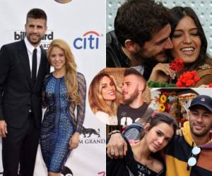 Shakira y Piqué, Sara Carbonero e Iker Casillas, así como Neymar con la actriz brasileña Bruna Marquezine y la cantante española Edurne con el portero De Gea; estos son algunos de los reconocidos futbolistas que encontraron el amor con una famosa. (Fotos: Agencias/AP/AFP/Redes sociales)