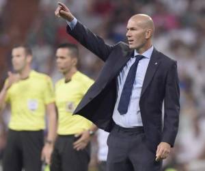 Zinedine Zidane, técnico del Real Madrid (Foto: Agencia AFP)