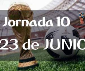 Jornada 10: Calendario, hora, estadio y por dónde ver el Mundial Rusia 2018