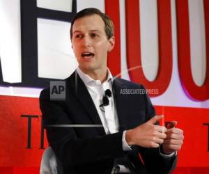 Jared Kushner, asesor principal del presidente Donald Trump, habla durante la Cumbre TIME 100, en Nueva York, el martes 23 de abril de 2019. (AP Photo / Richard Drew).