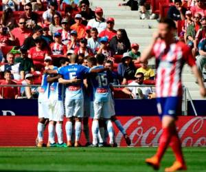 Pero, el Atlético, con su puesto de 'Champions' asegurado y tal vez pensando más en la final de la Europa League el próximo día 16 contra el Marsella se mostró espeso, sin llegar sentirse cómodo ante un Espanyol que dominó el encuentro. Foto: AFP
