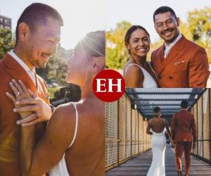 El hondureño Roger Espinoza contrajo nupcias hace unos días con la futbolista Lo'eau LaBonta. La pareja compartió las románticas fotografías de su enlace nupcial con sus seguidores. Fotos: Instagram