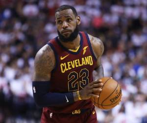 LeBron James estrella de los Cleveland Cavaliers de la NBA. Foto:AFP