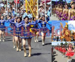 La alta costura se hizo presente en los desfiles patrios del 2017. Los colegios se esforzaron en vestir a sus chicas como verdaderas princesas. Fotos: EL HERALDO.