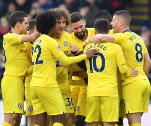 El rocoso centrocampista francés N'Golo Kanté marcó el único gol de los 'Blues'. Foto:AFP