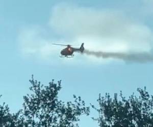 La aeronave comenzó a tener problemas desde que alzó vuelo.