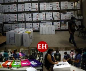 Avanza el escrutinio electoral en las instalaciones de Instituto Nacional de Formación Profesional (INFOP). Foto: Jhony Magallanes/El Heraldo