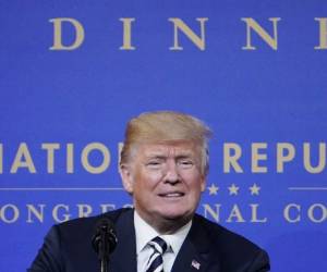 La Casa Blanca dijo que Trump niega haber tenido una relación con McDougal. Foto: AFP