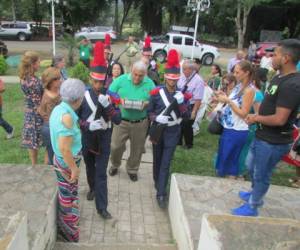 Las cenizas fueron enterradas durante un homenaje a Mario Zamora celebrado en Danlí.