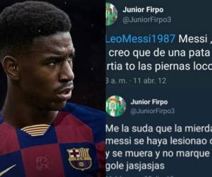 Firpo explicó que su mejor amigo de entonces era aficionado del Barça y fan de Messi, por lo que, él siempre 'le picaba' en Twitter diciendo 'cosas feas al argentino'.