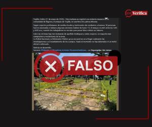 Captura de pantalla a una publicación de Facebook hecha el 22 de mayo de 2026, adaptada a esta cartela.